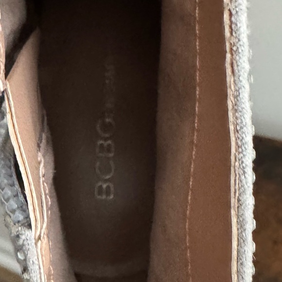 Brand new BCBG Silver Studded Ankle Boots Size 8 - Picture 3 of 6